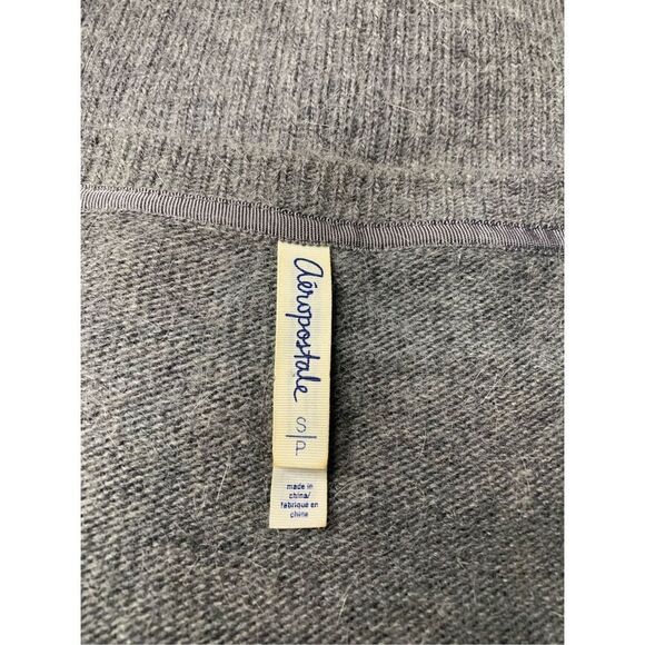 AÉROPOSTALE Gray Long Line Cardigan Sweater Wool Size-Small - Picture 6 of 7